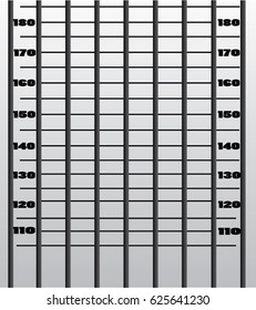 Measure height in prison