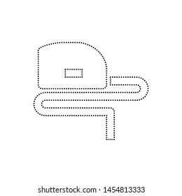 Measure icon. Construction tool sign