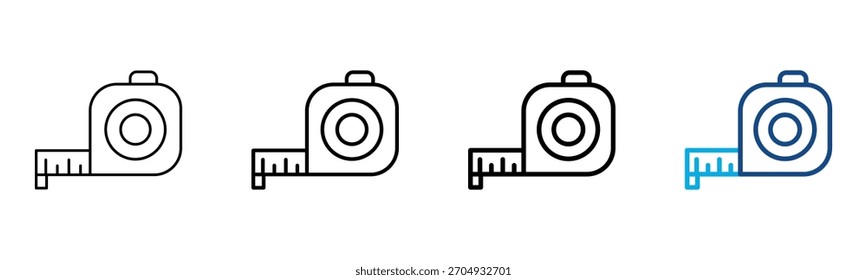 Symbol messen Andere Formatgliederung Kollektion Set Vektorgrafik

