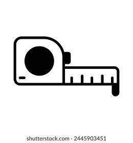 Measure icon editable stock vector illustration