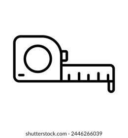 Measure icon editable stock vector illustration