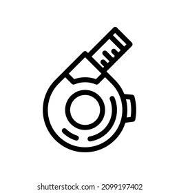 Messsymbol zur Vektorgrafik