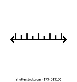 
measure icon or logo isolated sign symbol vector illustration-high quality black style vector icons
