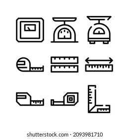 measure icon or logo isolated sign symbol vector illustration - Collection of high quality black style vector icons
