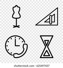 Measure icons set.  