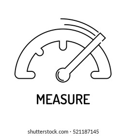 MEASURE Line icon