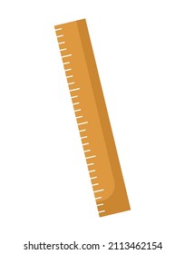 measure ruler design over white