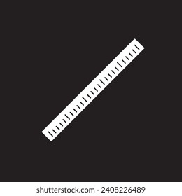 	
Messen Sie das Lineal-Symbol. lineares Stilzeichen für mobiles Konzept und Webdesign. Lineal und Pfeil umrissen Vektorsymbol. Symbol, Logo-Illustration