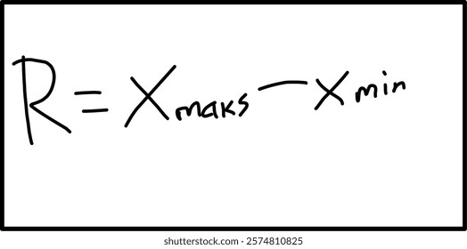 a measure of the spread, range or extent of mathematical statistics