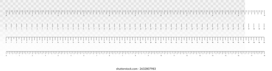 Measure symbol in isolated set with geometric object and vertical angle showing engineer instrument for education and markup sign with metrics point scale and long white background illustration

