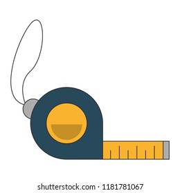 Measure tape construction tool