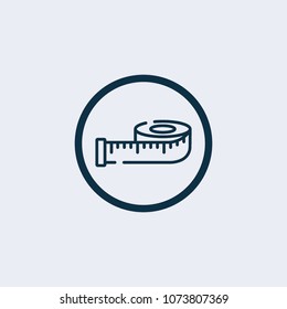 Measure tape icon