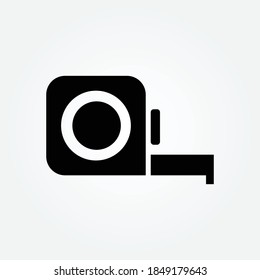 measure  tape icon design vector for multiple use 