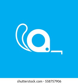 measure tape icon illustration isolated vector sign symbol