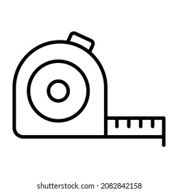 Measure Tape icon vector image. Can also be used for web apps, mobile apps and print media.