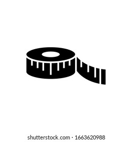 Vektorillustration mit dem Bandsymbol messen