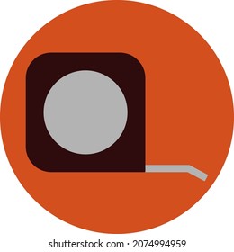Mess-Band, Illustration, Vektorgrafik, auf weißem Hintergrund.