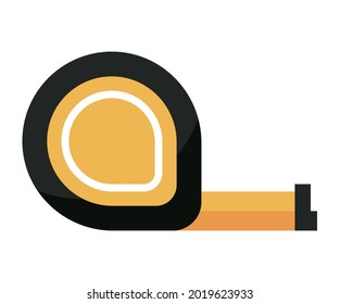 measure tape tool construction icon