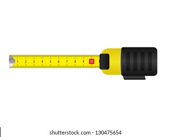 Measure tape. Vector.