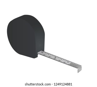 Measure tape. vector illustration