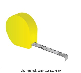 Measure tape. vector illustration