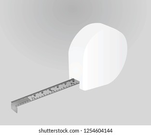 Measure tape. vector illustration