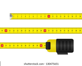 Measure Tape. Vector Illustration.