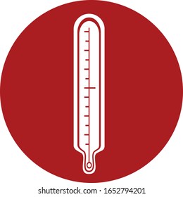 measure temperature thermometer tool icon