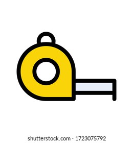 medir icono de color plano vectorial 