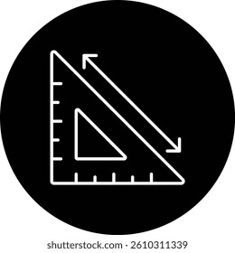 Measure vector icon. Can be used for printing, mobile and web applications.