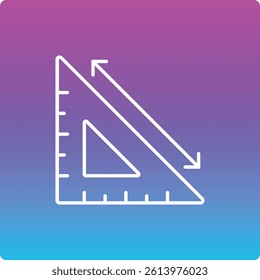 Measure vector icon. Can be used for printing, mobile and web applications.