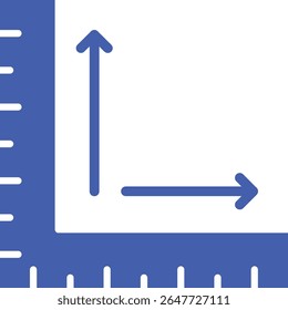 Icono de Vector de medida. Se puede utilizar para aplicaciones de impresión, móviles y de Web.
