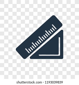 Measure vector icon isolated on transparent background, Measure transparency logo concept