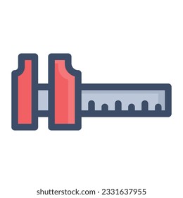 measure Vector illustration on a transparent background. Premium quality symbols. Stroke vector icon for concept and graphic design.