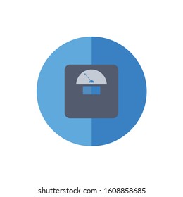measure weight scale isolated icon vector illustration design