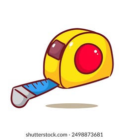 Measurement Cartoon Vector Illustration. Construction, Repair and Building Concept Design. Isolated background