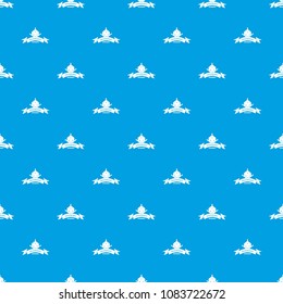 Measurement cube pattern vector seamless blue repeat for any use