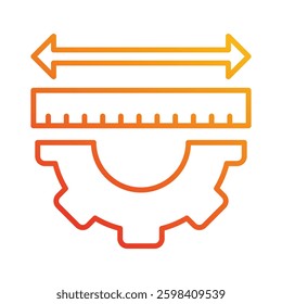 Measurement Icon Element For Design