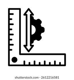 Measurement Icon Element for Design