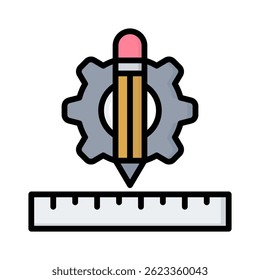 Elemento de ícone de medida para design