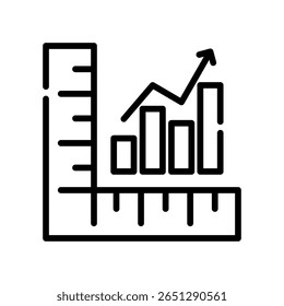 Measurement Icon Line Vector Illustration
