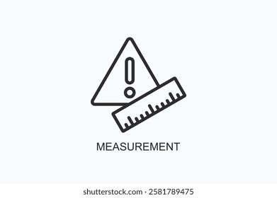 Measurement Icon Or Logo Isolated Illustration