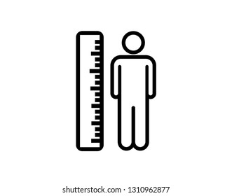 Measurement icon representing accuracy and dimensional assessment