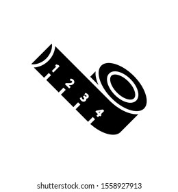 Measurement icon trendy flat design