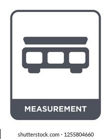 measurement icon vector on white background, measurement trendy filled icons from Jewelry collection, measurement simple element illustration
