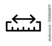 Measurement Icon Vector Symbol Design Illustration
