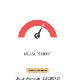 measurement icons  symbol vector elements for infographic web
