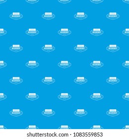 Measurement level pattern vector seamless blue repeat for any use