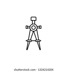 Measurement Precision, Building line vector design of construction, presentation template for website banner and landing page header, timeline, infographics - Vector