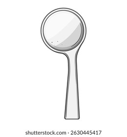 measurement reading magnifier cartoon. hydrology meteorology, weather rainfall, instrument data measurement reading magnifier sign. isolated symbol vector illustration